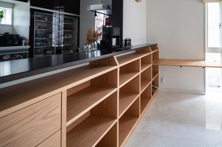 オークのデスク収納 ? クラフトワーク ...