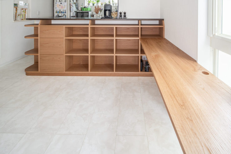 オークのデスク収納 ? クラフトワーク ...