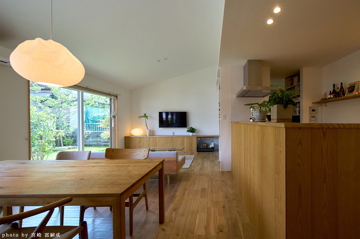 h様邸 オーク120幅フィンガージョイン...