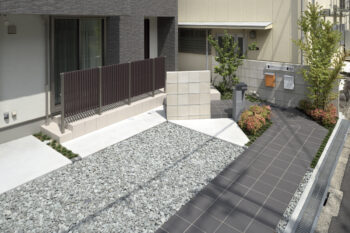 大阪市・シンプルモダンでかっこいい大人エクステリア