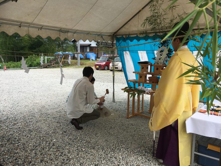 「サ高住　中大規模木造」地鎮祭