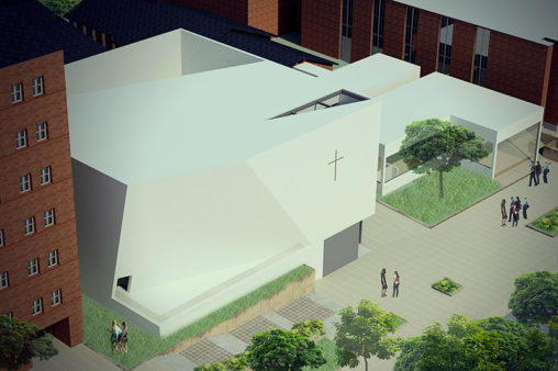 同志社大学 京田辺教会 設計競技案