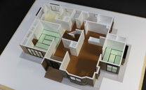 住宅模型　K邸 S:1/50 分解型