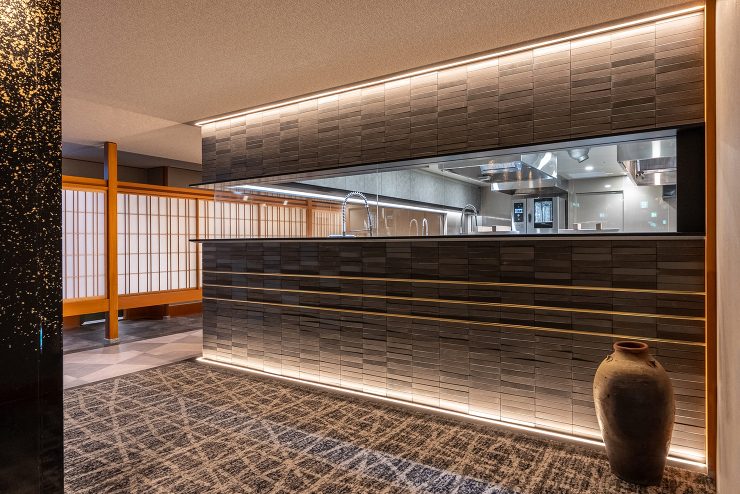 旅館 オ?プンキッチンを備えた食事処 改...