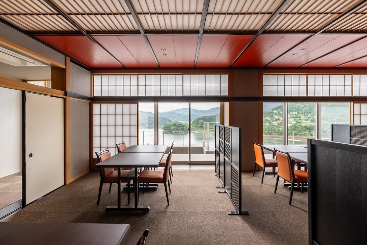 旅館 オ?プンキッチンを備えた食事処 改...