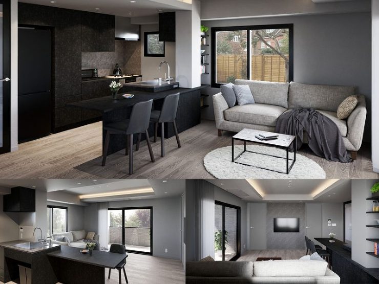 住宅 内観 建築パース