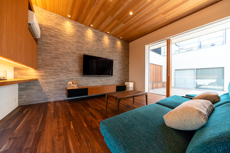 ４つの中庭を楽しむ家 | 大阪 神戸の建...