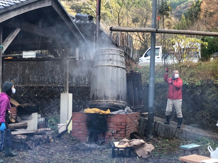 蒸し剥ぎ。。。 | 野の草 設計室