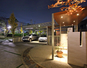 ?小川のせせらぎ 奏でる音色　心豊かに過ごす庭?・・・豊橋市　Ｓ様邸