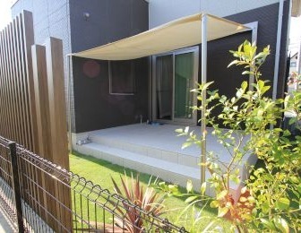 ?エコで快適! シェードを付けてお庭を楽しもう!!?・・・豊橋市I様邸
