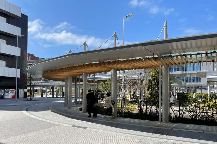 金沢駅西シェルター(構造設計)｜(株)田...