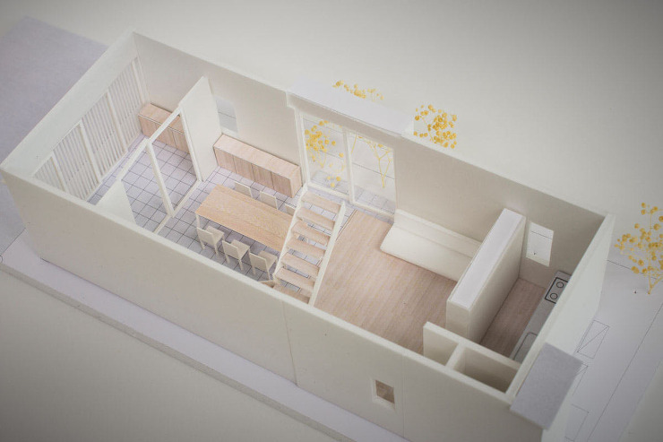 街に開く窓の家?｜(株)田淵建築設計事務...