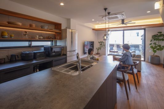 堺区の家Ｒｅ-wind path house-