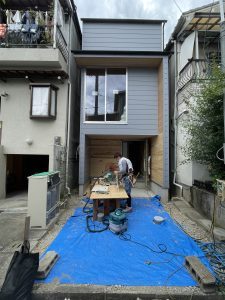 江坂の家　足場解体。 | 堺市の注文住宅...
