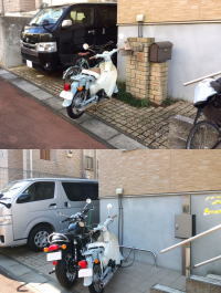 リフォーム×サイクルストッパーでバイク専用スペースを　柏市Ｋ邸