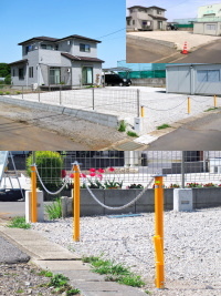 スペースガードと独立基礎フェンスで防犯対策　柏市U邸