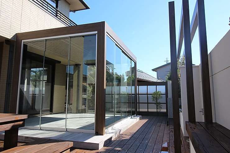 愛知県の名古屋市にて庭工事、完工しました...