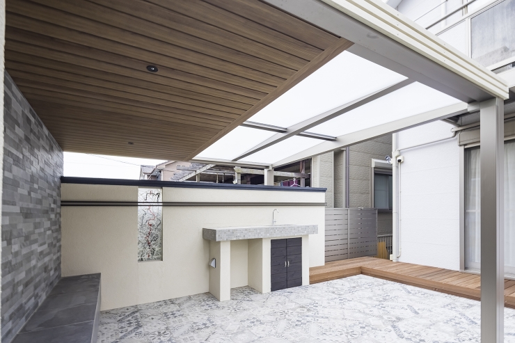 稲沢　外構　庭　ノエル