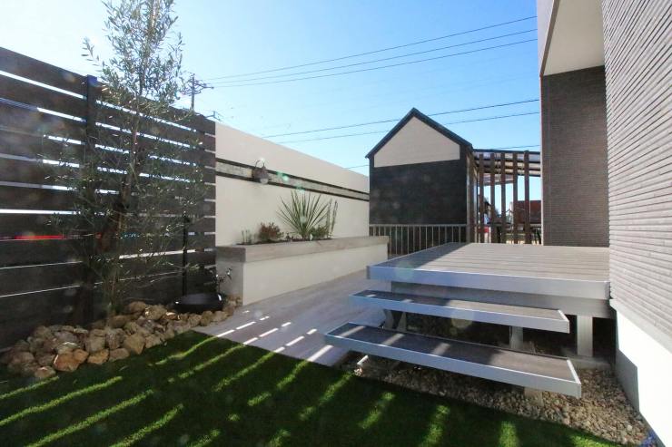 一宮市の外構お庭工事。0からつくりあげるコンパクトでおしゃれなガーデン！