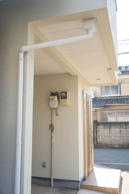 付帯部分ももれなく塗装