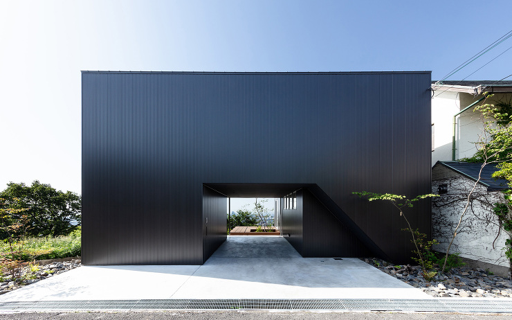 兵庫県神戸市東灘区に建つ御影のビューテラスハウスの外観写真