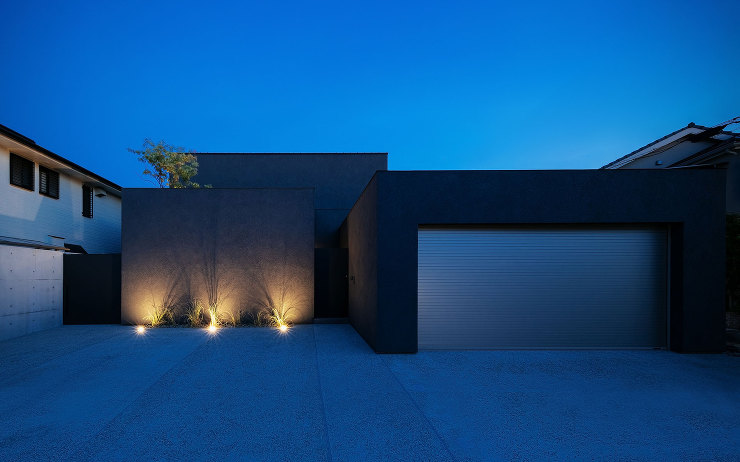 大阪府堺市北区に建つ百舌鳥のコートハウスの外観写真