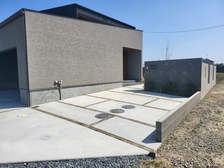 シンプルで美しい！瑞穂市の洗練された外構