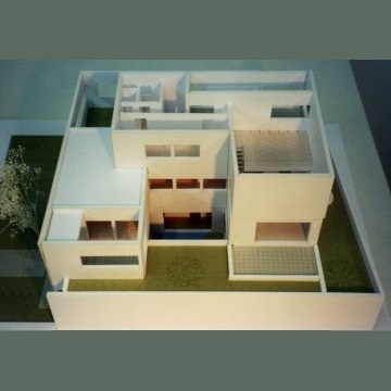 屋上を取り払って２階を俯瞰しています