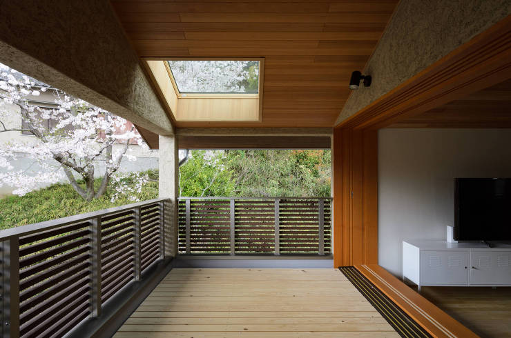 倉敷羽島の家　2階リビング＋アウトドアリビング