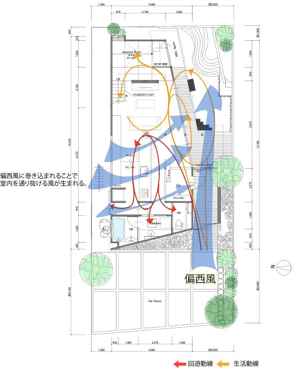 とおり庭の家／奈良県 - 建築実例 - ...