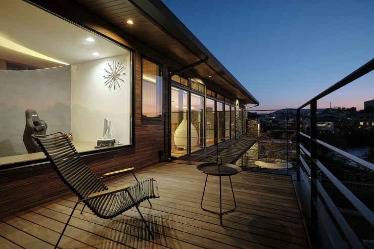 湖畔の家 夜／奈良市 - 建築実例 - ...