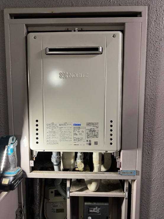 交換後の型式：ノーリツ GT-2470SAW BL