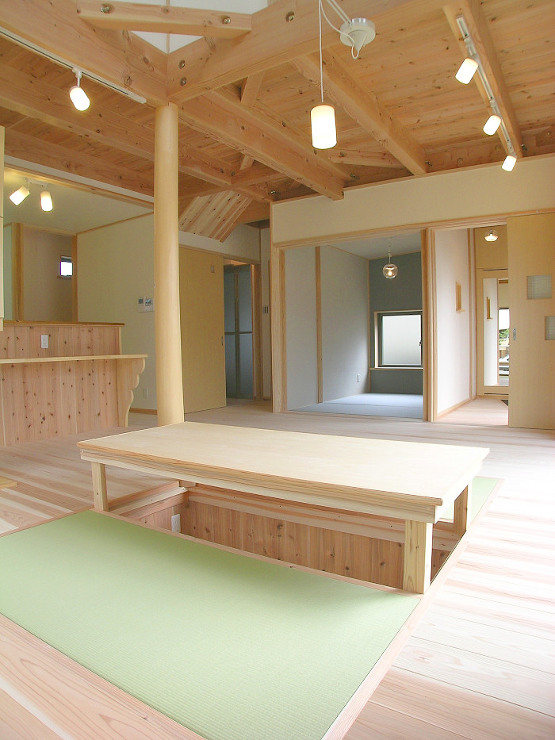 リビングから直接洗面脱衣室にいける