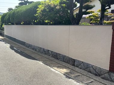 Ｓ様邸　福岡市西区　塀塗装工事｜福岡市西...