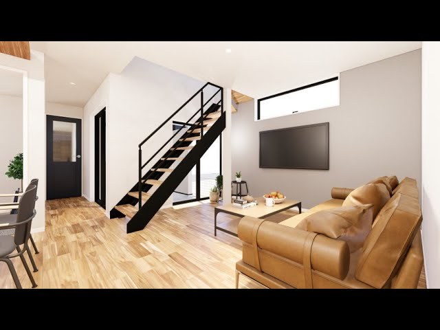 中庭でつながるビルトインガレージのある家／House with Built-in Garage connected by Courtyard｜AndM ARCHITECTS