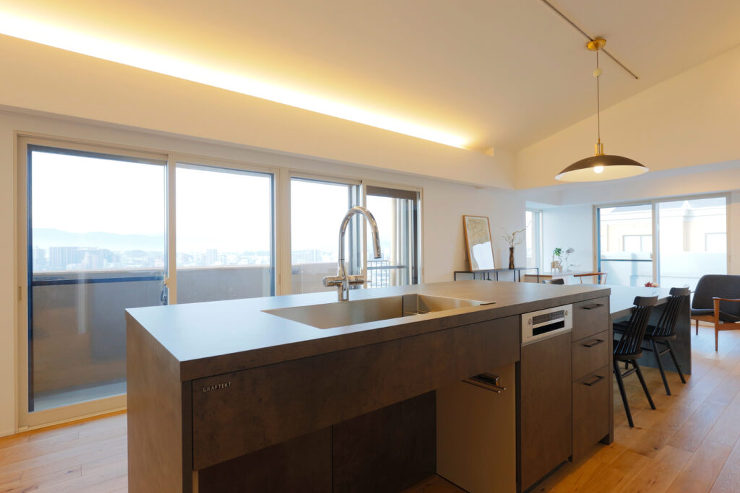 景色を楽しむ、最上階のお家 - リノベー...