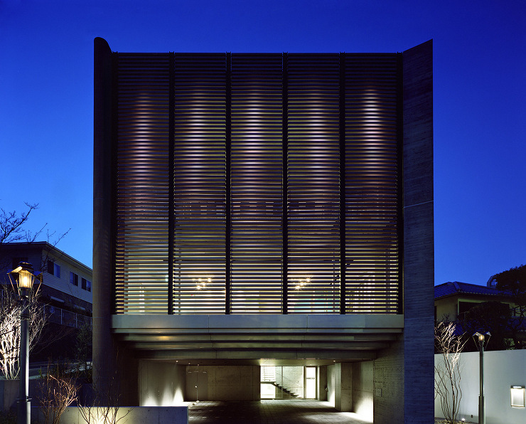 食文化スタジオ：南側夕景を見る。