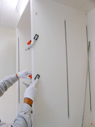 高品質で丈夫な細部までこだわった壁面収納...