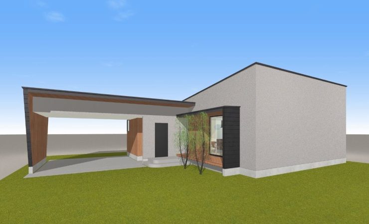 郡上の家 外観デザイン変更- 岐阜の建築...