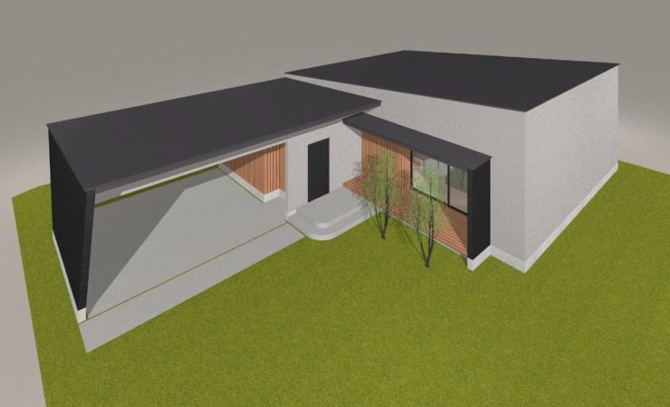 郡上の家 外観デザイン変更- 岐阜の建築...