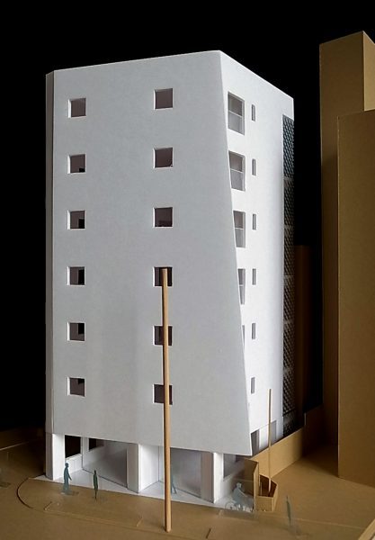 堺市の設計事務所、高橋功治アトリエが設計した共同住宅「三明町アパートメント」