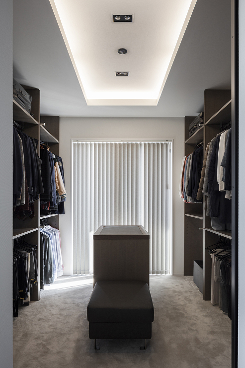 地上75mの家_ウォークインクローゼット | 横浜 建築設計事務所 建築家|