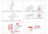 JWWでのパース作画用・角度による円の変形率(楕円率)
