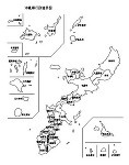 沖縄県の白地図