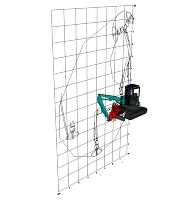 コベルコ　解体専用機　SK30UR-5(作業姿勢図)