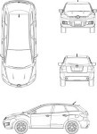 【MAZDA】CX-7　CADデータ
