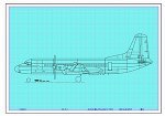 [060]YS11機をA4サイズで1.2mm網目枠に嵌めて見ました