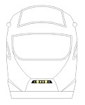 小田急ロマンスカー（正面）