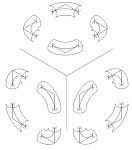 溶接配管の等角法図の継手部品(修正済み)