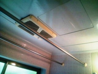 浴室換気・暖房・乾燥機　施工前
